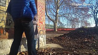 Busty Teen Heidi Van Horny Gets Anal Creampie Outdoor with Mugur