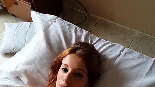 Happy end massage with hard anal sex and facial