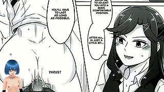 Futa anime action with Alichan Vtuber in a paradise match