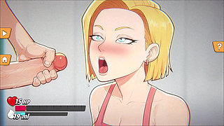 Android 18 Gears Deep - Android 18 Leaving Krillin Dry