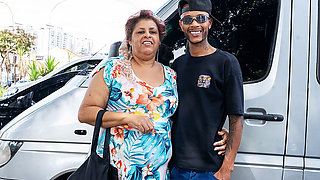 Extreme Fat Belly Mature Rough Ass Fucked in My Van