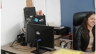 Girl Is Fucked In Job Interview By Her Boss