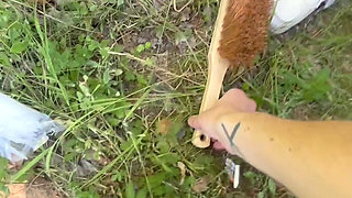 Public Disgrace: BDSM Session with Tools from Hardware Store