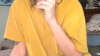 Smoking MILF Chery Trees Inserts Butt Plug and Plays with Pussy