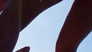 Kinky teen Carla fucked on vacation by step brother on the beach