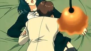 Nipple sucking, anal hentai, hairy pussy