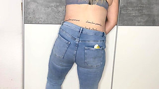 Bonie & Clyde Masturbation Standing Trembling Twitch Moaning Horny Blonde Solo Clitoris Rubbing Fingering Multiple Orgasms