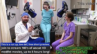 Cum Clinic Extraction #14 - Nurse Azra Iahmir Uses Deep Throat on Virgin Nurse Luci Starr