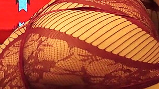 Dees Busting Down in Lingerie