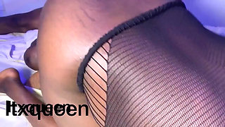 Big Ass Ebony Loves the Test of My Rod