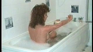 In the bath