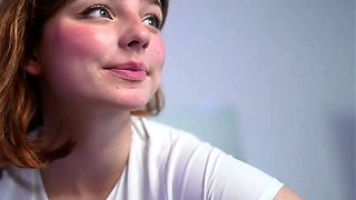 Great Big Boobs On Masturbating Redhead