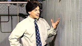 Blonde licked hole stuffing outdoor