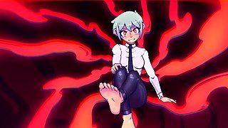 Hentai redhead gives blowjob and having sex