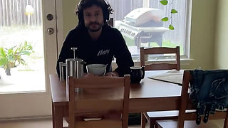Me Trying to Seduce Him While He's Having Breakfast and Listening to the News