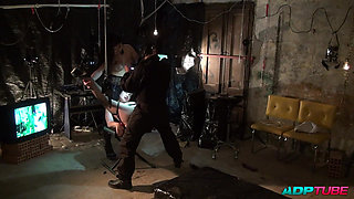 Locked in the Dungeon with Masks for a Good Anal