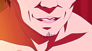 Watery blue eyes lock into ahegao