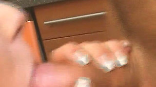 Fucked Curlies Scene-2 Beautiful Brunette with Small Breasts Ends up Filled with Semen