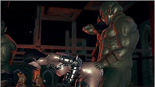 Car Toon And Kawaii Girl In Female Knight Lose To Monster Ork - Episode.51