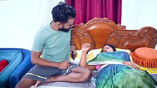 Indian Stepmom Anjalii Pandey Gets Her Ass Licked and Fucked Doggy Style While Her Feet Are Massaged