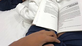 Exam Preparation with My Stepcousin on a Hot