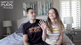 Stunner loved one's sucking dick scene