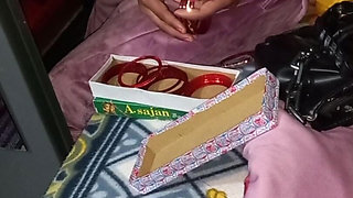 Panjabi Bhabhi Having Change Her Dress.