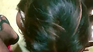 The Blowjob Queen Thusi Take Deep Throated on Knees and Sloppy Spit on Floor