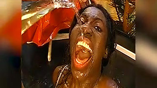 Hard Piss in Mouth & Swallowed - Filthy German Slut Drinks Hot Piss Straight From the Source