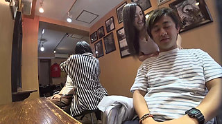 Girl with Big Tits Who Works at a Beauty Salon. an Expert at Sucking Makes Her Av Debut! -2