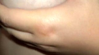 Sexy teen teen gets super excited in the shower