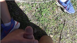 Nude Beach Voyeur Was Shocked When I Started Pissing In Front Of Him