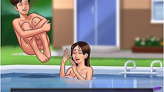 Car Toon - All Sex Scenes With Step Sister - Summertime Saga, Part 2