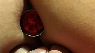 TIED HANDS GF ANAL PLUG TRAINING FINGERING