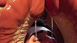 SSBBW Makes Skinny Slave Lick Her Sweaty Feet