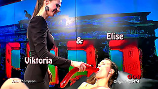 Ggg John Thompson - Elisa and Viktoria Wild Live Gangbang Orgy