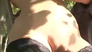 Humiliates stretching bottle in ass