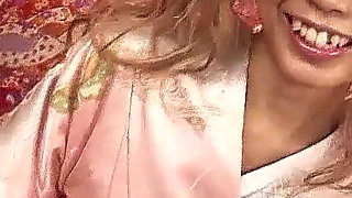 Skinny Asian teen filmed in threesome with step dad