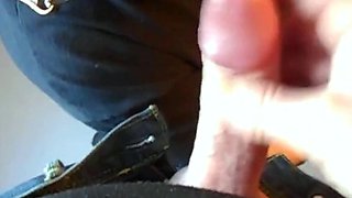 Older Man Sucking Young Cock and Jerking Off