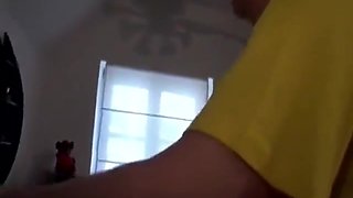 Eileen Dorf - Blonde Glasses Babe Fingers Pussy And Sucks Cock Hard