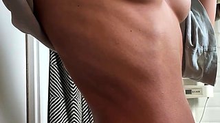 Trystan Bull solo jerk in shower