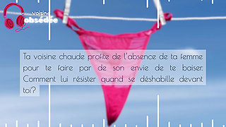Your Obsessed Neighbor Makes You Cheat Your Wife - French audio porn hot neighbor cheating husband