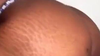 Old but Gold Ebony Slut Riding Her Fat Dildo While Thinking About Her Stepdaddy's Big Fat Dick