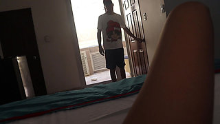 Beautiful Colombian Model Was Masturbating in Her Room When Her Stepbrother Arrived to Suck Her Vagina