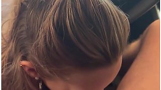 Regularly I Have To Suck My Boss In The Car And Swallow His Cum In The Parking Lot