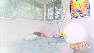 Brunette Slut Megan Rain Deepthroats So Fucking Deep!