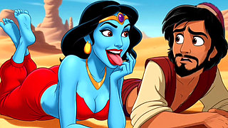 Aladdin Porn: Cuckold Aladdin Finds a Magic Lamp and Makes a Dirty Wish. Cartoon fairy tales