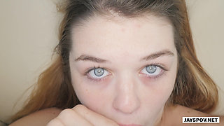 Anastasia - First Day Of Porn Blowjob
