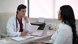 Mariana's Anatomy Chapter 1: Dr. Martix Fucks the Manager Hard to Get Hired - Mariana Martix & Joe Dimarco