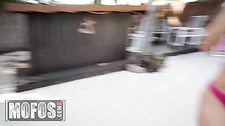 Delicious Peter and Violet's handjob sex